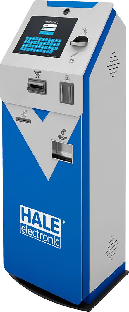 HALE HKA 01 Kassenautomat und TARIS Tourenzettel für Ihre Fahrerabrechnung